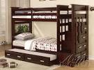 Twin over twin bunk bed with stairs 