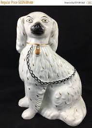 1,602 staffordshire figurine products are offered for sale by suppliers on alibaba.com, of which resin. Antique Staffordshire Dog Here Is A Beautiful Staffordshire White Spaniel With Gold Gilt Hes A Hard To Find Staffordshire Dog King Charles Dog Pottery Animals