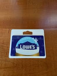 lowe s gift card no value collectible