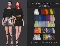 50 sims 4 maxis match cc the best