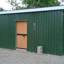 storage shed from steel cladding