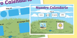 Nuestro Calendario Daily Weather Calendar Weather Chart Long