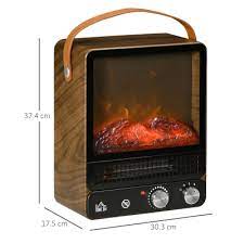 Homcom Tabletop Electric Fireplace With