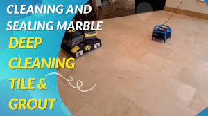marble tile and grout cleaning and
