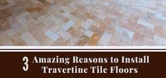 install travertine tile floors