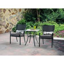 Online shopping at a cheapest price for automotive, phones & accessories, computers it includes a sturdy oval table and two armless stools. Mainstays Alexandra Square 3 Piece Outdoor Bistro Set Walmart Com Walmart Com