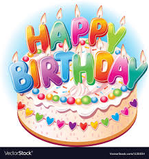 Birthday cake Royalty Free Vector Image - VectorStock