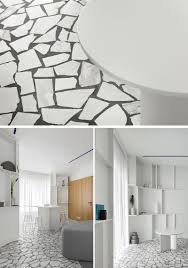 Befor using to make sure that your floor is suitable for flooring coverings. A Mosaic Of Broken Marble Gives This Flooring A Unique Design