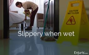 wet floor sign laws for slip and fall