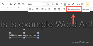 how to outline text in google slides