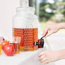 acopa 1 gallon glass beverage dispenser lid