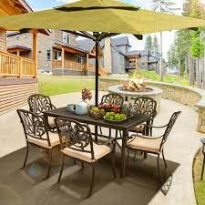 Stackable Chairs Outdoor Dining Set