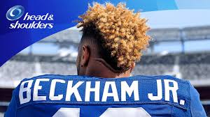 You can use a braid out or twist out technique to get softer texture like this. Odell Beckham Jr For Head Shoulders 62 Celebrity Beauty Campaigns That Will Make You Love These Stars Even More Popsugar Beauty