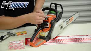 How To Replace A Spark Plug And Air Filter In A Chainsaw