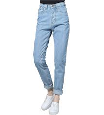 Vintage Sexy High Waist Jeans Mom Jeans Denim Boyfriend Jeans For Women 01 Light Blue Cq186chi9cn