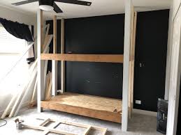 Diy Built In Bunkbeds Colors And Craft
