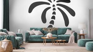 Wall Mural Palm Silhouette Vector