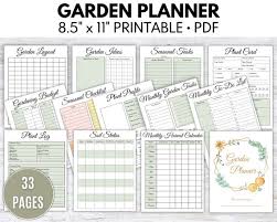Garden Planner Printable Garden Plans