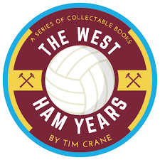 In july 2014, a prototype logo was posted on the official website, in four colourways. The West Ham Years By Tim Crane