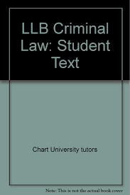 Llb Criminal Law Chart University Tutors 9780091824013