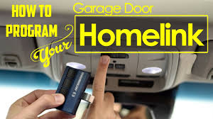 homelink garage door opener