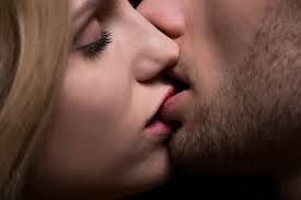 couple kissing lips images