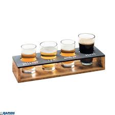 beer flight board caddy with write on