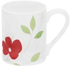 corelle garden porcelain coffee mug