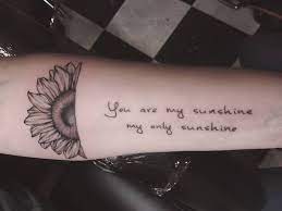 50 you are my sunshine tattoo ideas