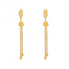 gold earrings in india