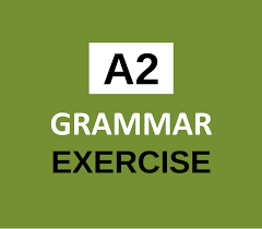 pre interate grammar exercise a2