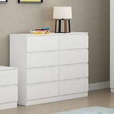 A short dresser in the bedroom makes room for folded clothes while keeping a low profile beneath a window or to accommodate a wall mirror. Matt White Large 8 Drawer Chest White Modern Bedroom Furniture Stands 97cm Tall 5060559583855 Ebay