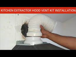 kitchen extractor hood vent kit