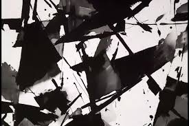 Black And White Image Of A Broken Glass