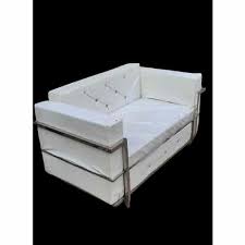 two seater milano steel folding sofa ss