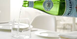 Image result for sparkling pellegrino with glass