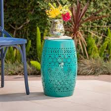 home decor amethyst outdoor side table