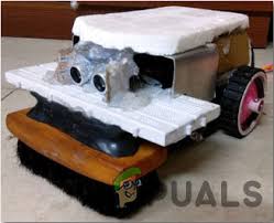 how to make a floor cleaning robot