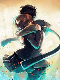 15+] Anime Couple Hug Wallpapers on ...