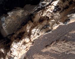 Space Images Light Material Ripped Up Older Dark Vein Material