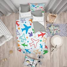 double bed airplane quilt covers