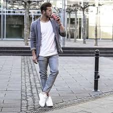 Denim and leather jacket combination. 26 Best White T Shirt Styles With Jean Coat Looksgud In