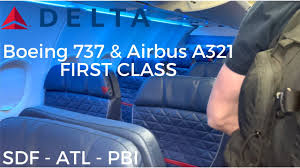 delta boeing 737 a321 first cl