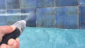 And now, as i sit here writing this, i think how much easier it would have been with a pressure washer. 1 Usa Pool Tile Scale Removal Services Pool Tile Repair