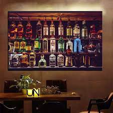 Whisky Wine Cabinet Posters Prints Wall