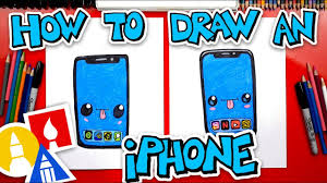 how to draw a funny iphone you