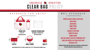 clear bag policy university of