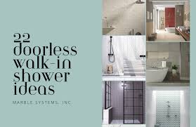 22 doorless walk in shower ideas