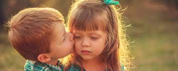 Cute Kids Kissing Love Brother Sister ...