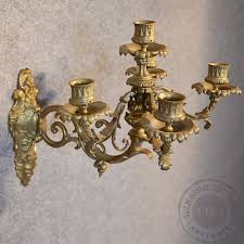 Antique French Wall Sconce Candelabra